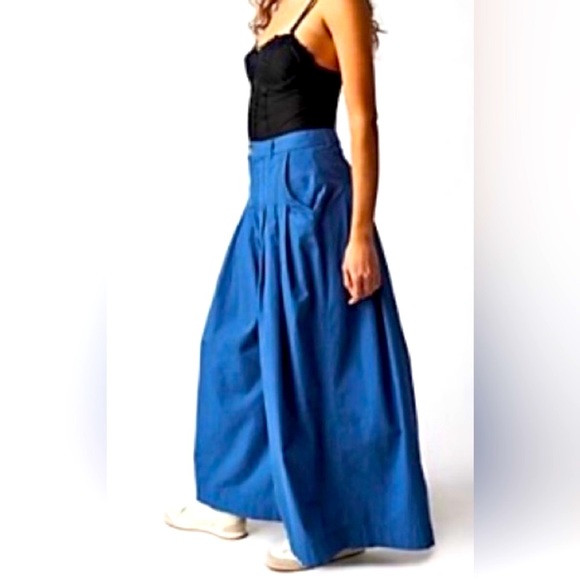 NEW Free People cassia pleated trouser new with tags size 2 $98 - Picture 2 of 6